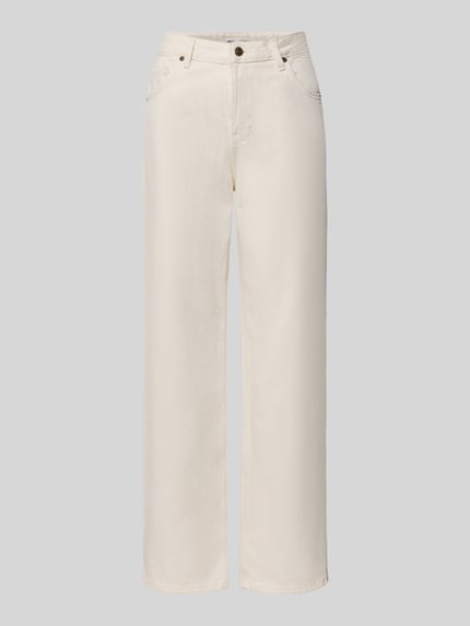 High Waist Jeans mit weitem Bein Modell 'MIAMI' Shop The Look MANNEQUINE