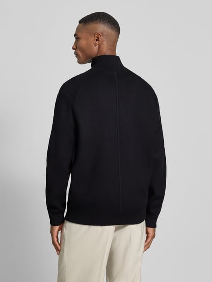 CK Calvin Klein Strickpullover aus Viskose-Mix mit Reißverschluss Black 5