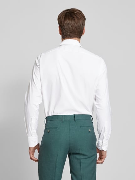 BOSS Regular Fit Businesshemd mit Stretch-Anteil Weiss 5