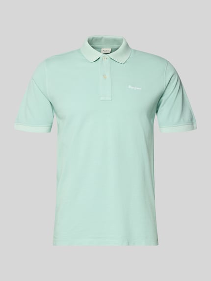 Pepe Jeans Regular Fit Poloshirt aus reiner Baumwolle Modell 'OSCAR' Mint 2