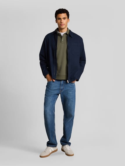 Tom Tailor Denim Koszulka polo o kroju regular fit z mieszanki bawełny Oliwkowy 1
