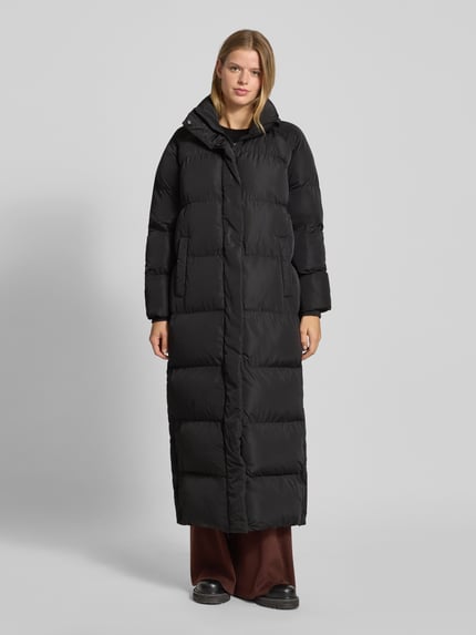 Superdry Doorgestikte mantel met opstaande kraag Zwart - 4