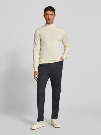 Cruna Strickpullover aus reiner Wolle Offwhite 1