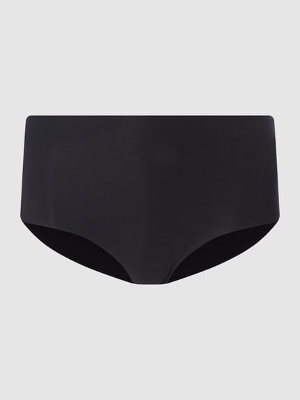 HANRO Panty mit Stretch-Anteil - nahtlos  Modell Invisible Cotton Black 1