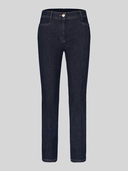 TONI Slim Fit Jeans aus Baumwoll-Mix Modell 'Jenny Smart' Dunkelblau 2