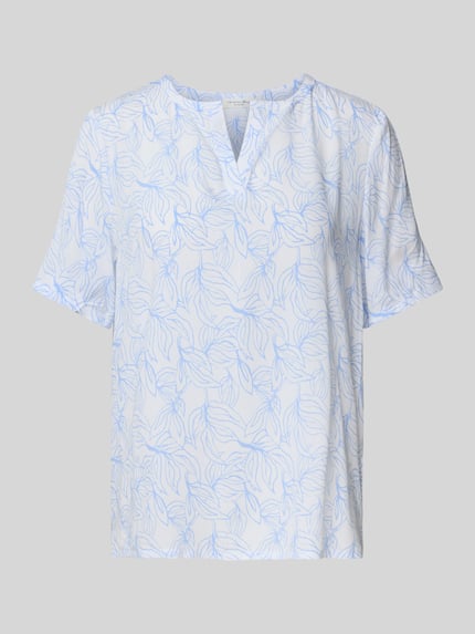 Christian Berg Woman Slim fit blouseshirt met tuniekkraag Wit - 2