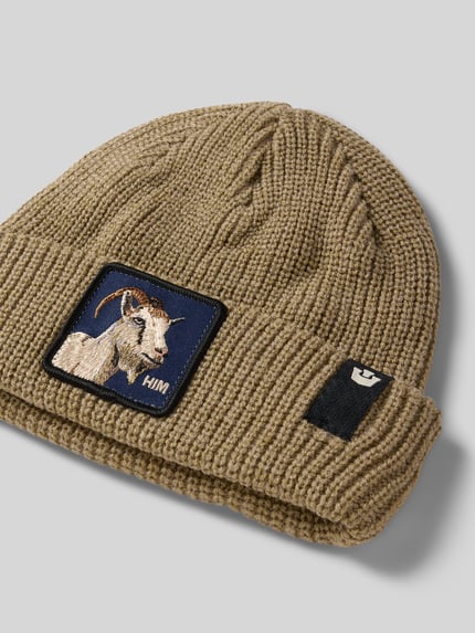 GOORIN BROS. Beanie mit Motiv-Patch Modell 'THE HIM BEANIE' Sand 2