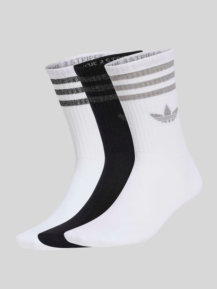 adidas Originals Skarpety z mieszanki bawełny w zestawie 3 szt. Czarny 1