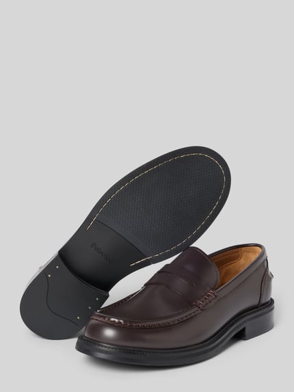 Selected Loafers van echt rundleer model 'BOBBY' Donkerbruin - 4