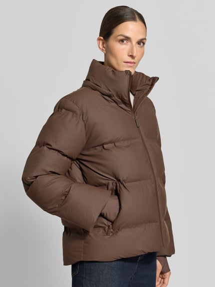 Neo Noir Steppjacke mit Kapuze Fox C Puffer Jacket Dunkelbraun 3