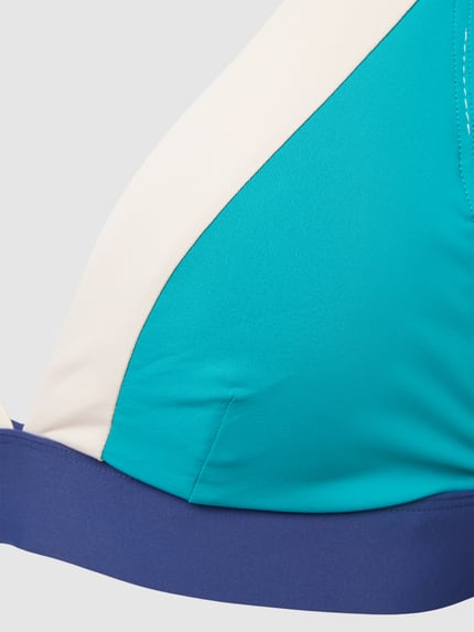 Esprit Bikinitop in colour-blocking-design Groen - 2