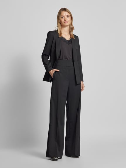 HUGO Broek in effen design, model 'HIMIA' Zwart - 1