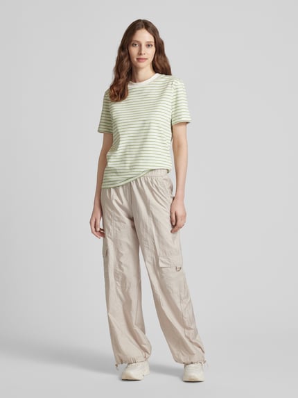 Raffaello Rossi Wide Leg Cargohose mit elastischem Bund Modell 'PASCALE' Sand 1