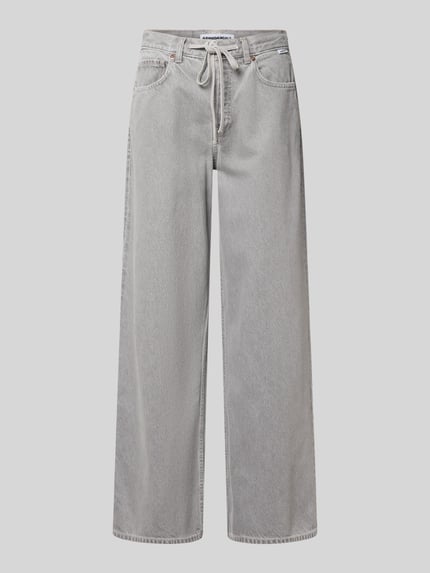 Wide Leg Jeans aus Lyocell-Baumwoll-Mix Modell 'ASTRAEAAS' Shop The Look MANNEQUINE
