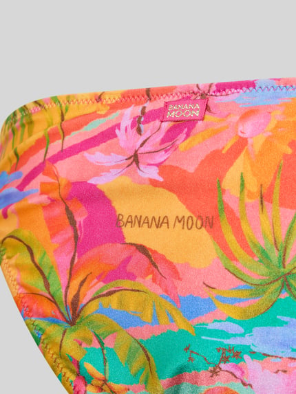 Banana Moon Bikini-Slip mit seitlicher Schnürung Modell 'Dasia' Orange 2