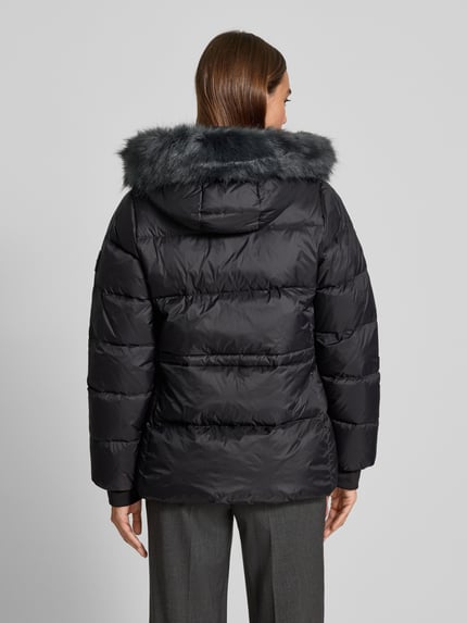Calvin Klein Womenswear Pikowana kurtka ze stójką i zamkiem błyskawicznym dwustronnym Czarny 5
