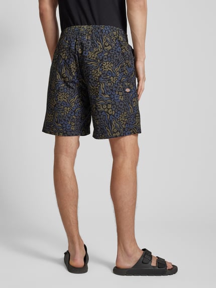 Dickies Regular Fit Shorts mit Allover-Print Modell 'SALTVILLE' Black 5