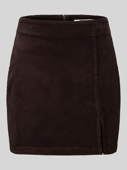 Licht uitlopend mini-rok van katoenmix model 'FLORA' Shop The Look MANNEQUINE
