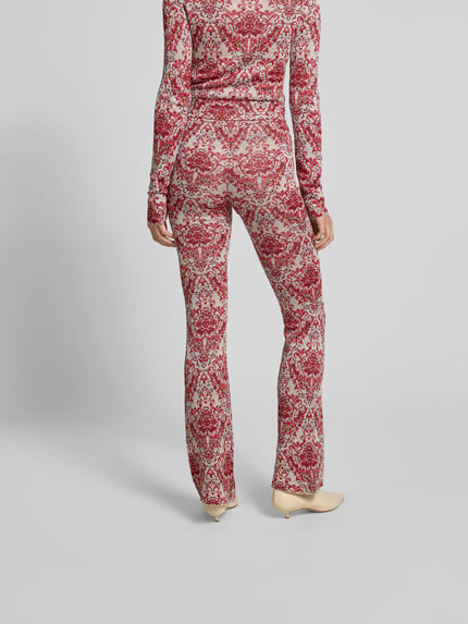 Rabanne Legginsy z elastycznym pasem Czerwony 5