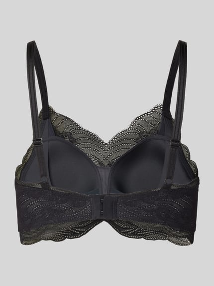 Triumph Beha met kant, model 'LIFT SMART' Zwart - 3