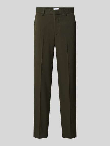 Lindbergh Relaxed Fit Stoffhose mit Bügelfalten Dunkelgruen 2