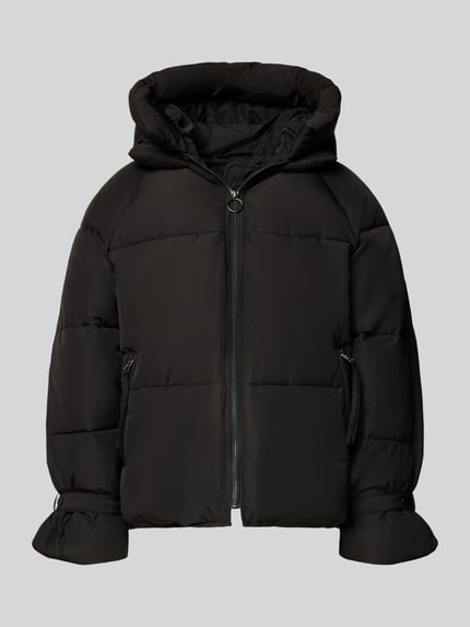 WITHBLACK Kurtka pikowana z kapturem Czarny 2