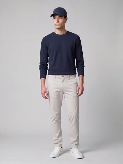 GAP Regular Fit Chino mit seitlichen Eingrifftaschen Sand 1
