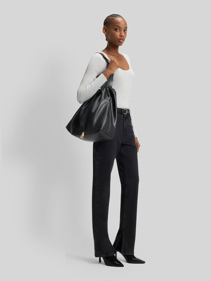 HUGO Handtasche in Lederoptik Modell 'MILLIE' Black 1