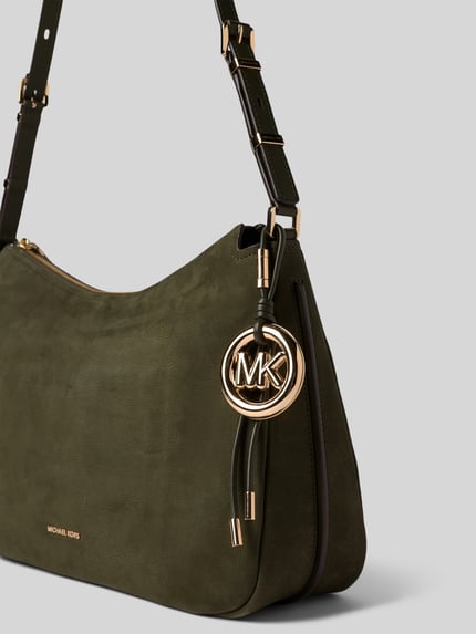 MICHAEL Michael Kors Umhängetasche in Leder-Optik Modell 'NOLITA' Oliv 3