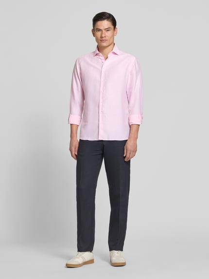 ETERNA Regular Fit Businesshemd mit Kentkragen Rose 1