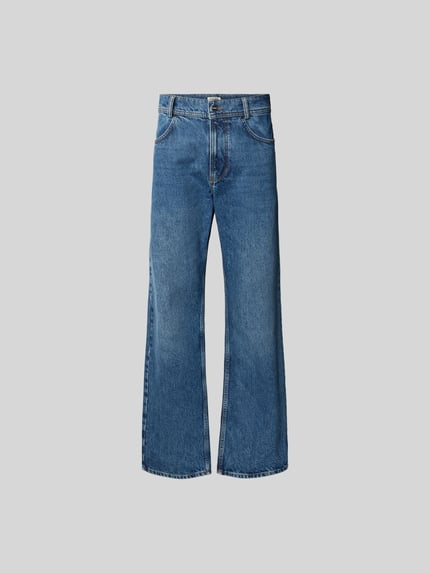 Jeansy o rozkloszowanym kroju z czystej bawełny Shop The Look MANNEQUINE