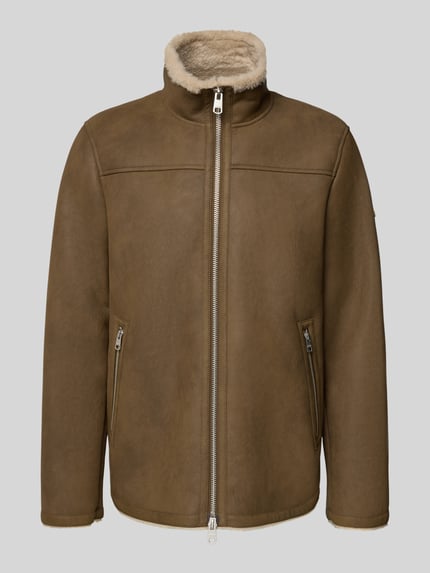CINQUE Jacke in Leder-Optik Modell 'BARROW' Dunkelbraun 2