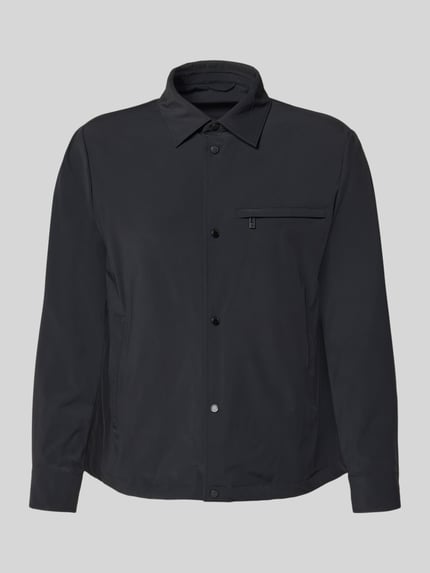 Blouson mit Kentkragen und Brusttasche Shop The Look MANNEQUINE