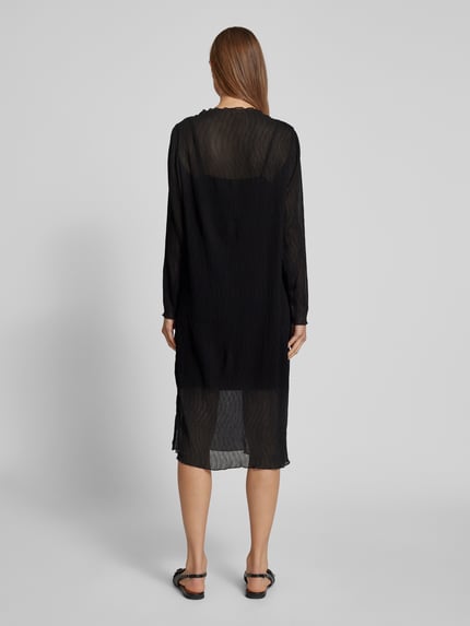 FREE/QUENT Mini-jurk met ronde hals, model 'EDELYN' Zwart - 5