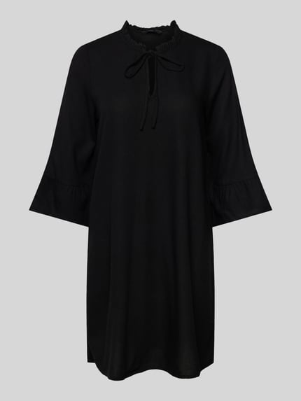VERO MODA Tunikakleid aus Viskose-Leinen-Mix Modell 'MYMILO' Black 2