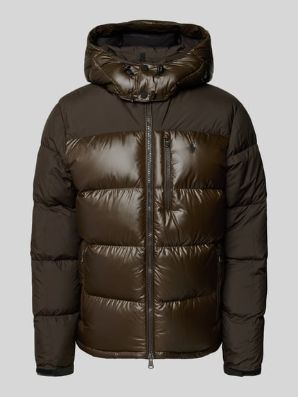 Polo Ralph Lauren Steppjacke mit Label-Stitching Dunkelbraun 2
