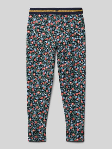 Blue Seven Legginsy o kroju regular fit z elastycznym pasem Granatowy 3