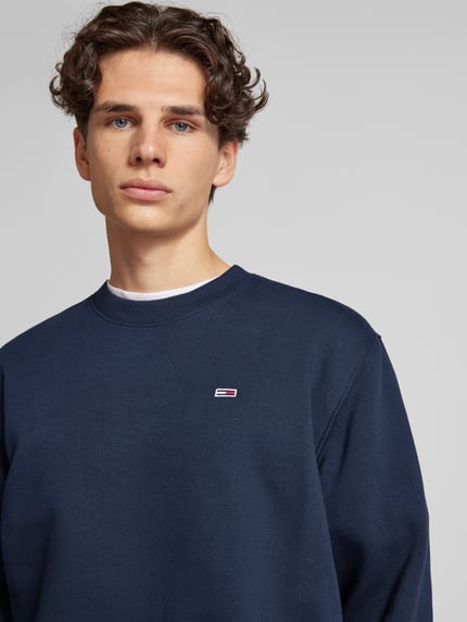 Tommy Jeans Sweatshirt mit Logo-Stitching Marine 3