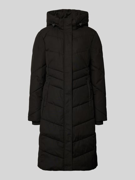 G.I.G.A. DX Regular Fit Steppmantel mit Kapuze Black 2