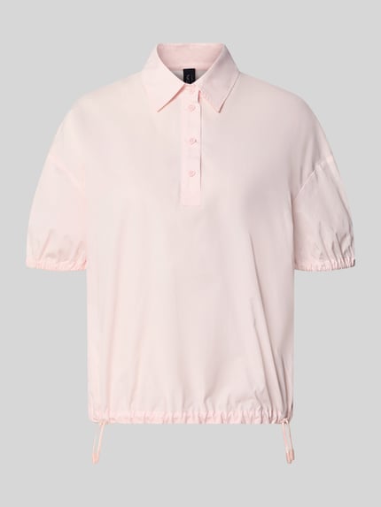 Regular Fit Bluse mit Polokragen Shop The Look MANNEQUINE