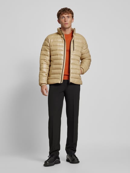 Save The Duck Steppjacke mit Zweiwege-Reißverschluss Modell 'Holden' Sand 1