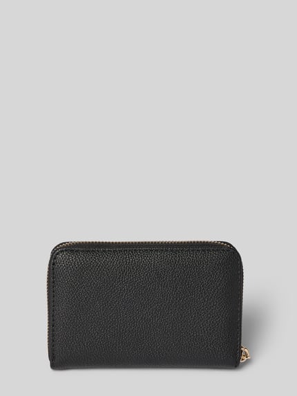 GUESS Portemonnaie mit Label-Applikation Modell 'LAUREL II' Black 2