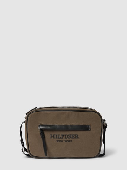 Tommy Hilfiger Camera Bag mit Label-Schriftzug Modell 'PREP CLASSIC' Oliv 2