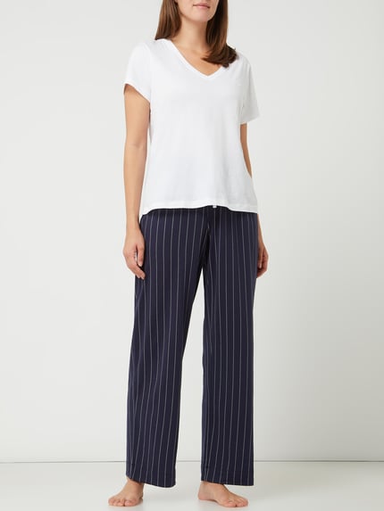 Lauren Ralph Lauren Pyjamabroek met streepmotief Donkerblauw - 1