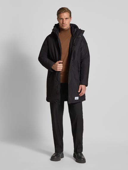 khujo Regular fit parka met capuchon model 'FOGG' Zwart - 1