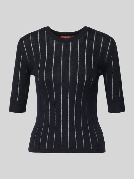 Slim Fit Pullover aus Seiden-Woll-Mix Modell ''RAGNO'' Shop The Look MANNEQUINE