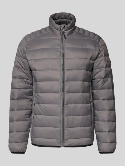 JACK & JONES Steppjacke mit Reißverschluss Modell 'BRADLEY' Mittelgrau 2