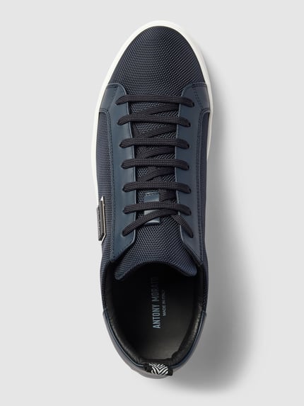 Antony Morato Sneakersy z detalem z logo model ‘New Metal’ Granatowy 4