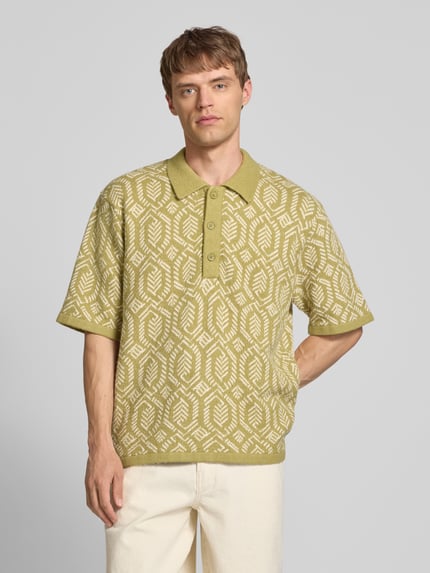JACK & JONES Regular Fit Poloshirt mit Knopfleiste Modell 'ACAPULCO' Hellgruen 4