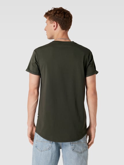 G-Star RAW T-Shirt mit Label-Detail Anthrazit 5